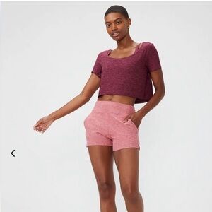 Outdoor Voices Cloudknit Cropped Tee